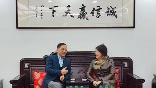 深圳市跨境電子商務(wù)協(xié)會王馨會長一行到訪路通國際集團